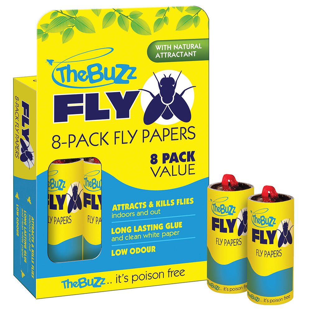 8-Pack Fly Papers - Brunnings